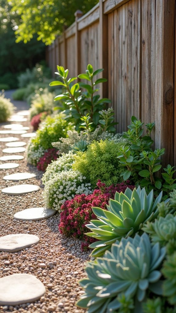 low maintenance succulent garden