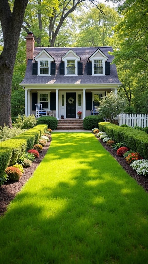 lush green lawn foundation