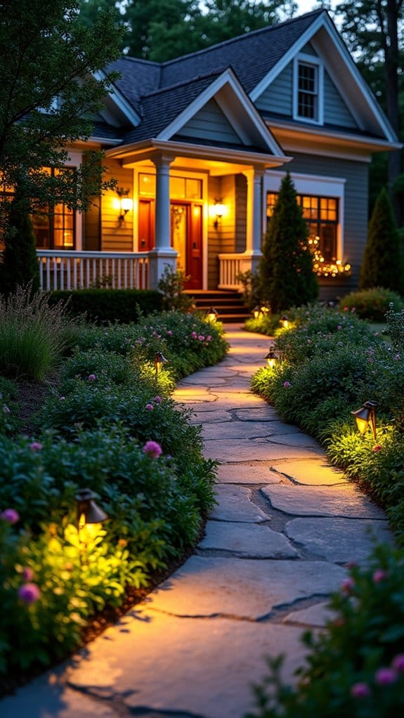 magical solar lit pathways