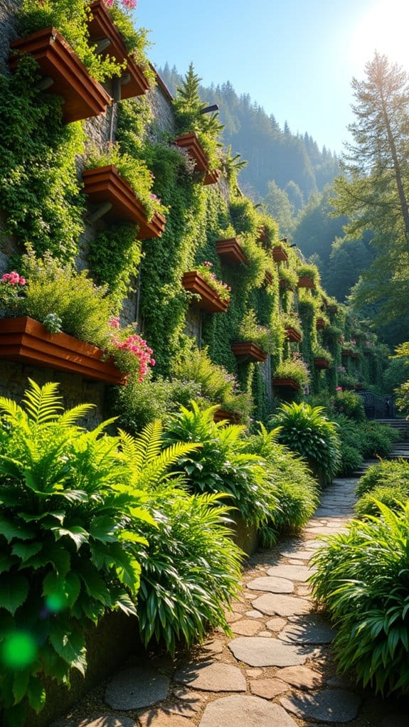 maximizing space with greenery