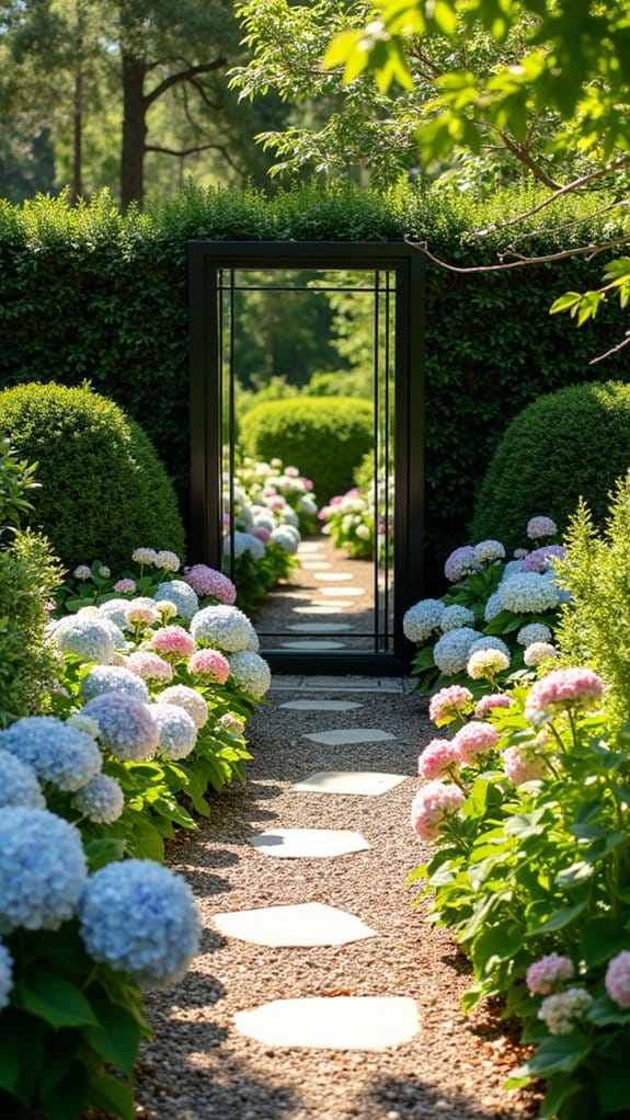 mirrors enhance spatial illusion