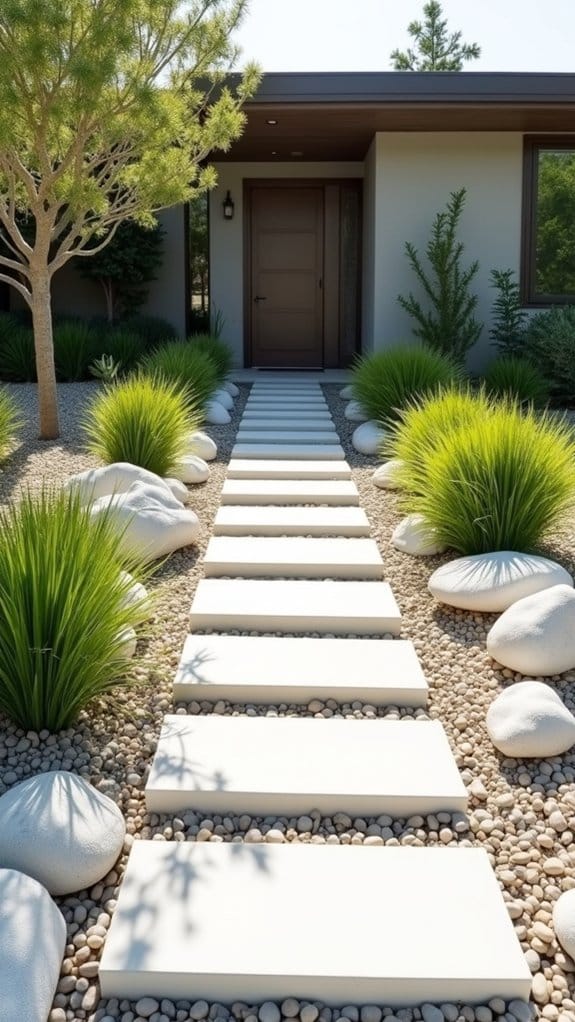 modern curb appeal enhancement