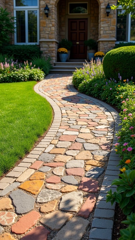 mosaic stone pattern charm