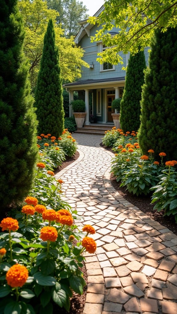 paver mosaic artistic design