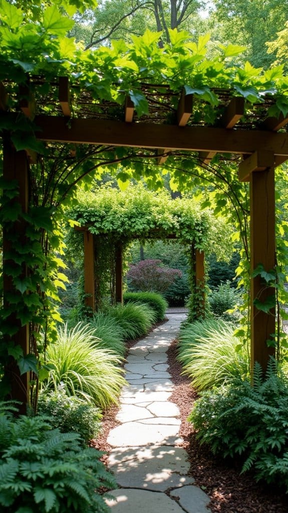 pergola for shaded relaxation