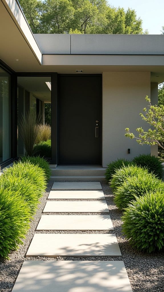 pruned shrubs enhance landscape