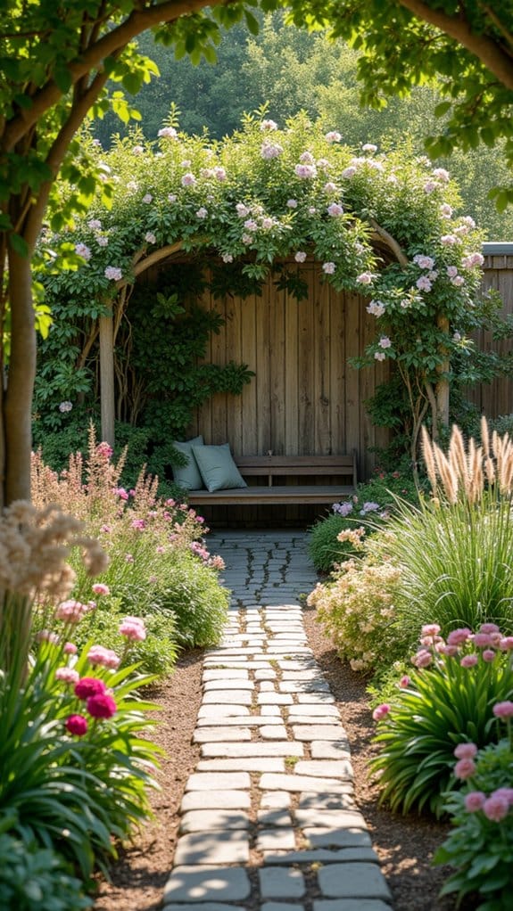 rustic charm in landscaping