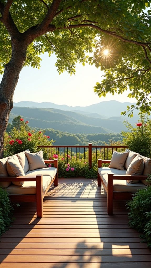 scenic elevated deck seating