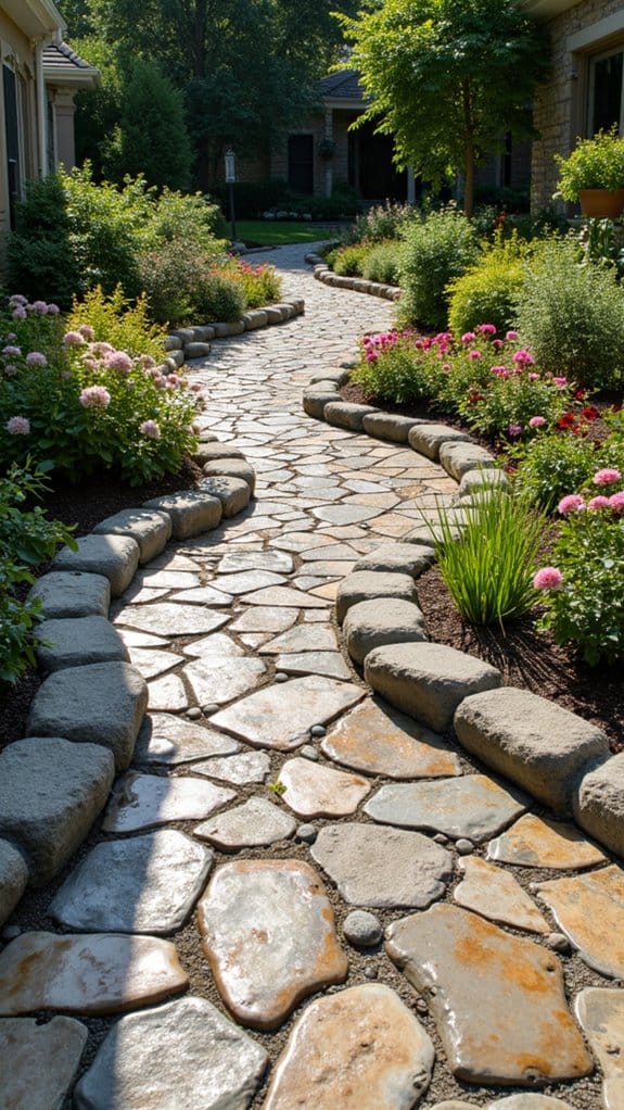 scenic rock mosaic creation