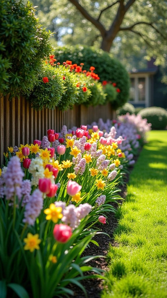 seasonal flower garden transformation