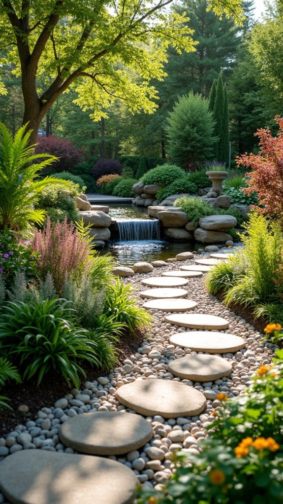 serene decorative water feature