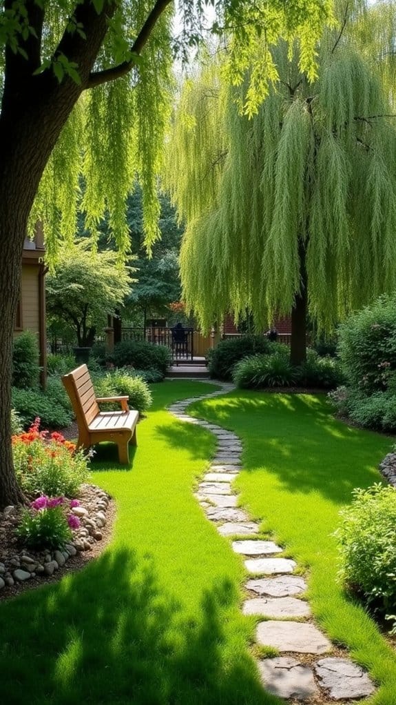 serene shaded retreat space