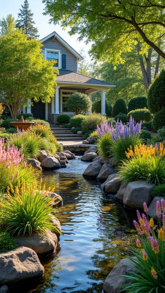 serene water feature oasis