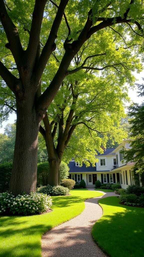 shade casting sycamores enhance gardens