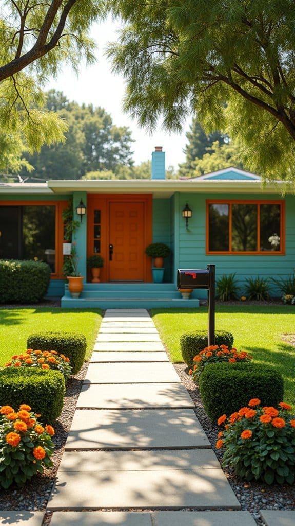 sleek bold modern mailbox