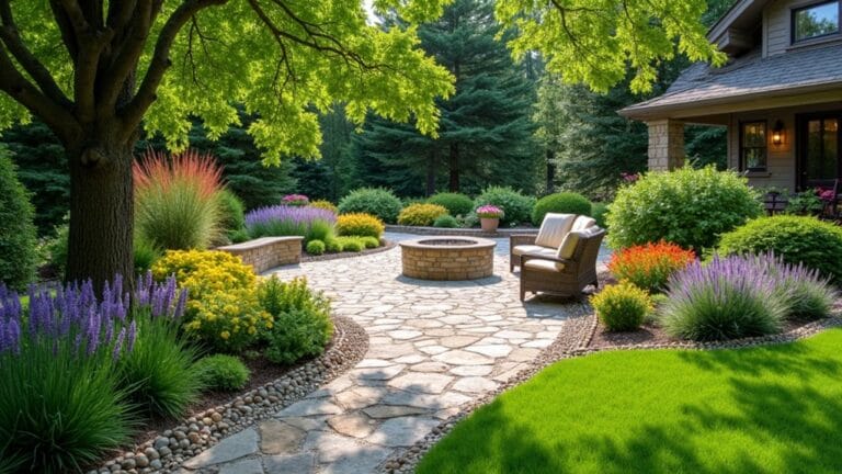 22 Front Yard Landscaping Ideas With Stone Borders That Frame Perfectly stone bordered front yard landscaping