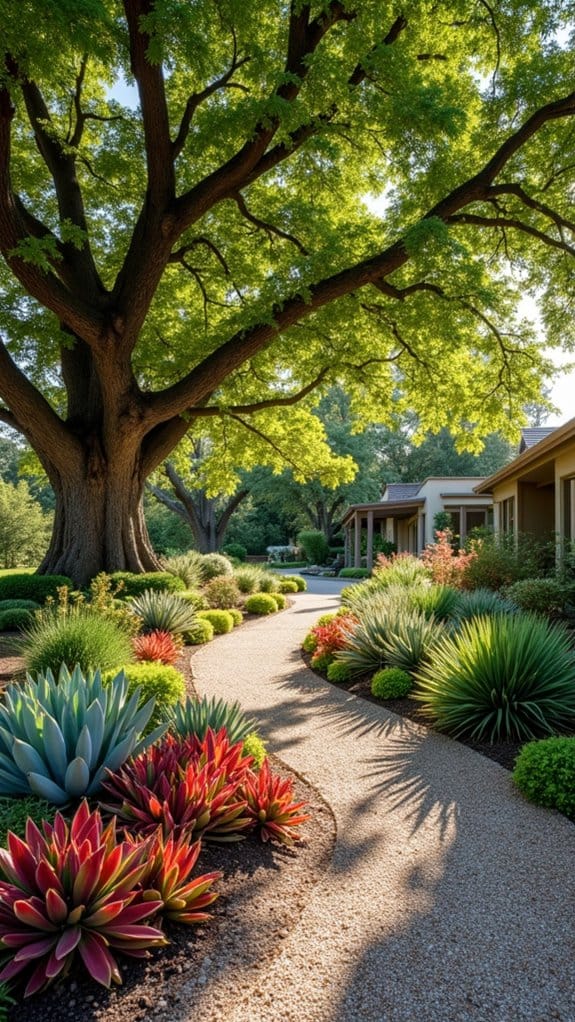 strategic tree shade placement