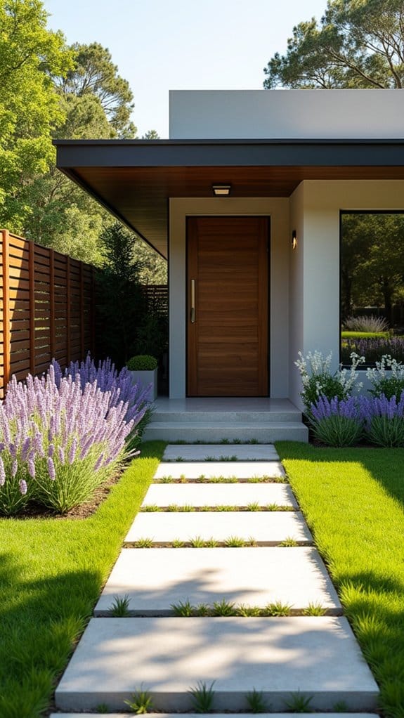 stylish fence enhances aesthetics