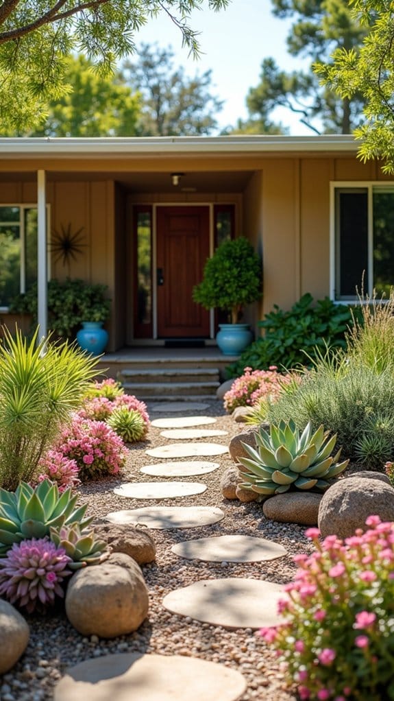 succulent rock garden design