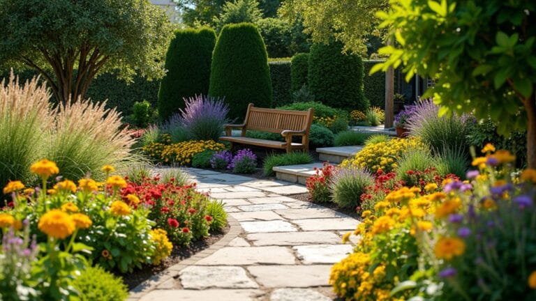 sunny front yard designs