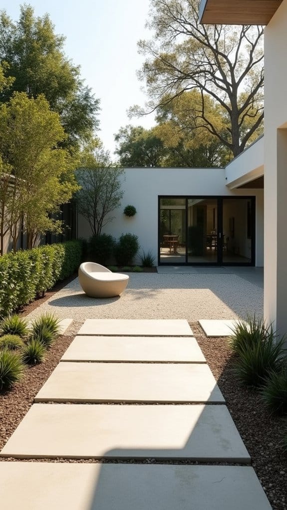 thoughtful minimalist furniture arrangement