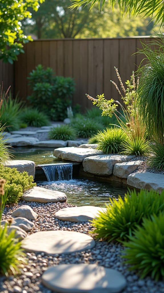 tranquil water features enhance serenity