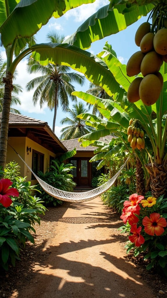 tropical fruit tree paradise