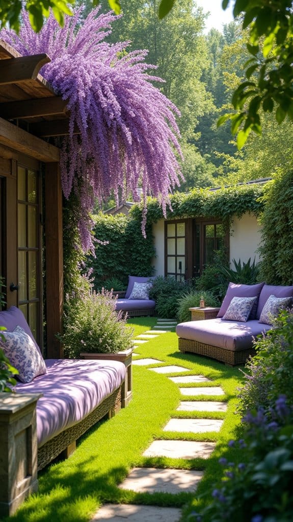 vertical space for lavender