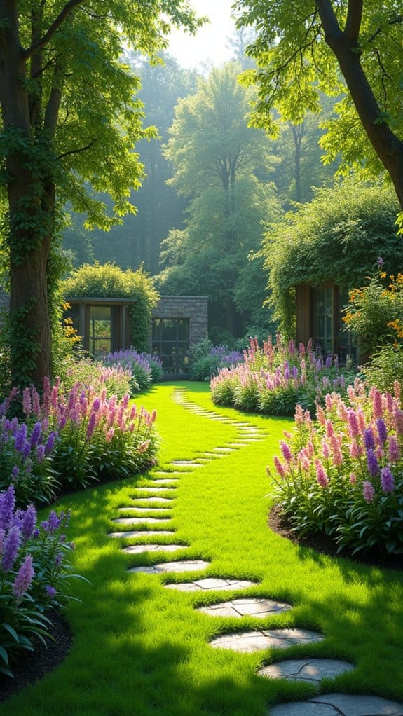 vibrant butterfly garden oasis