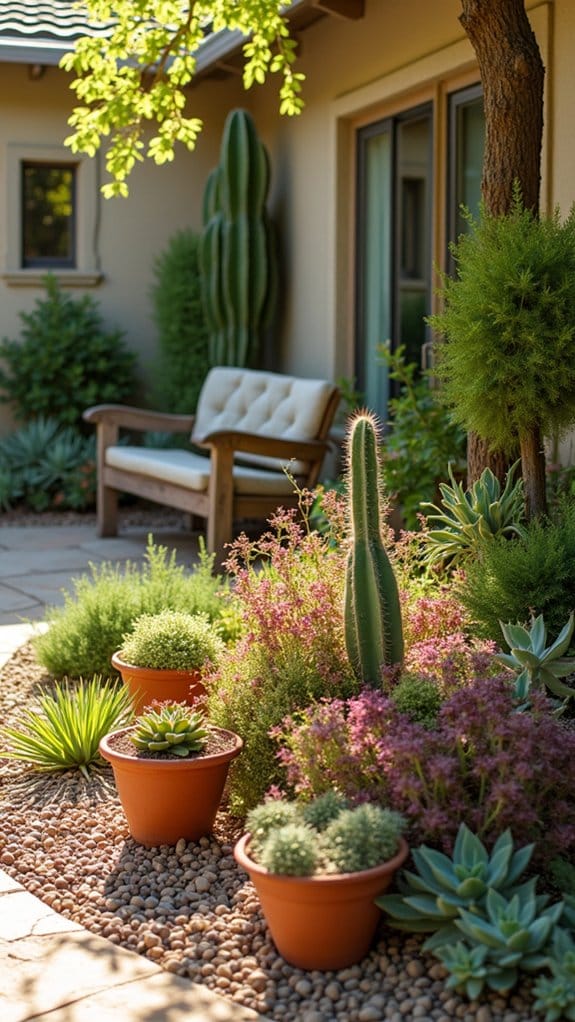 vibrant drought tolerant container gardens