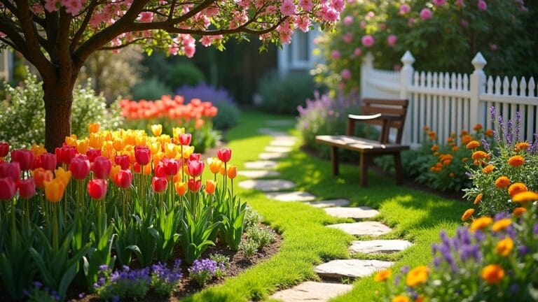 24 Colorful Front Yard Landscaping Ideas With Flowers That Brighten Any Space vibrant flower garden designs