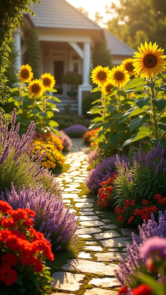 vibrant flowers for sunlight
