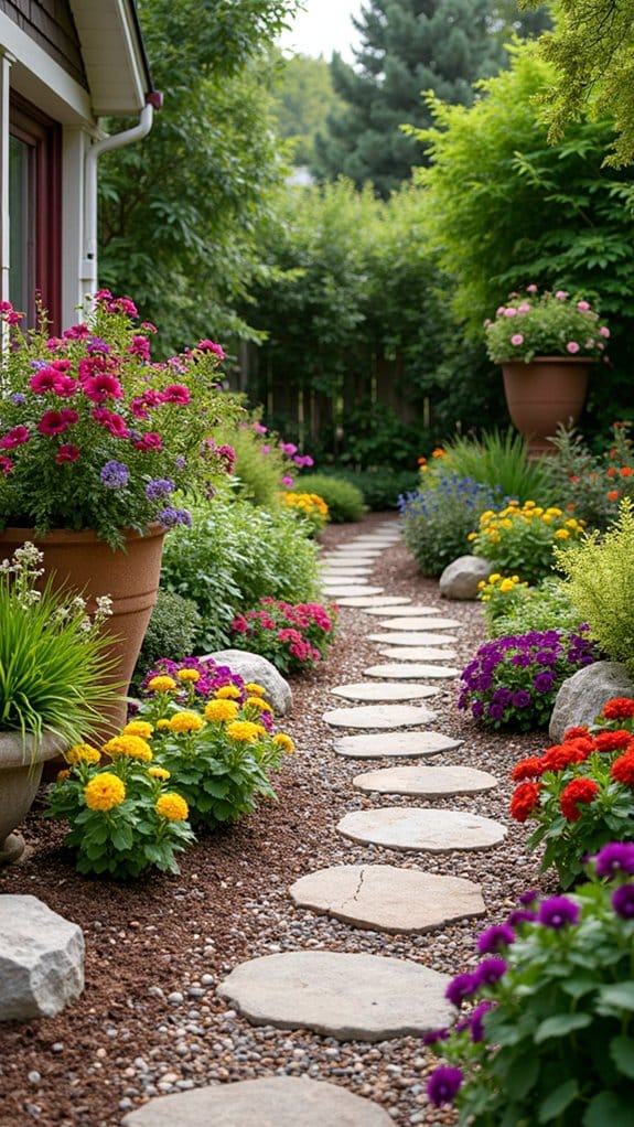 vibrant seasonal color display