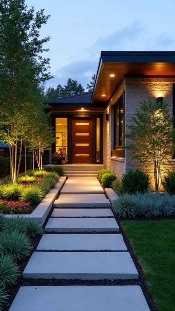 vibrant succulents with lighting