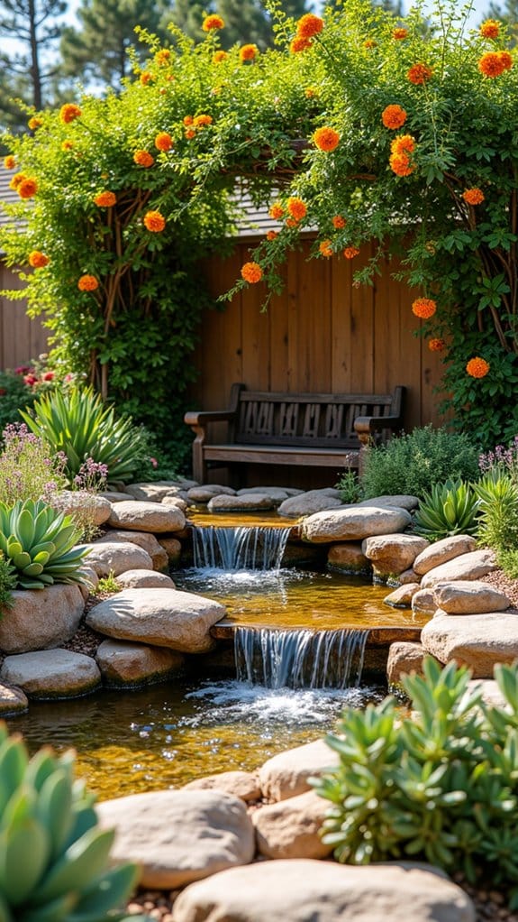 water features enhance serenity