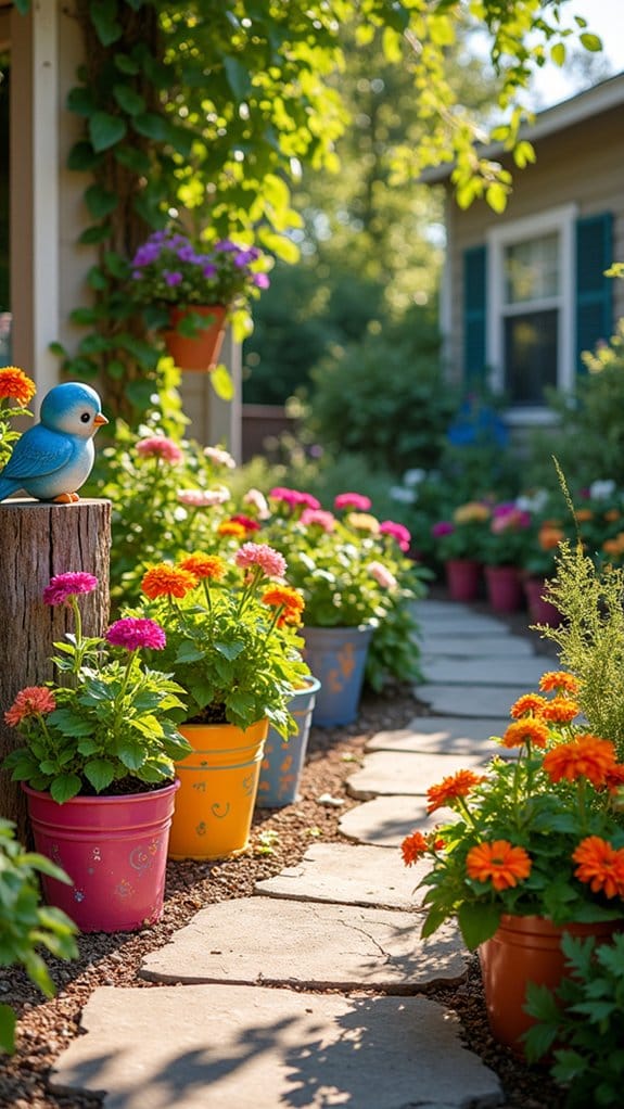 whimsical seasonal container gardens