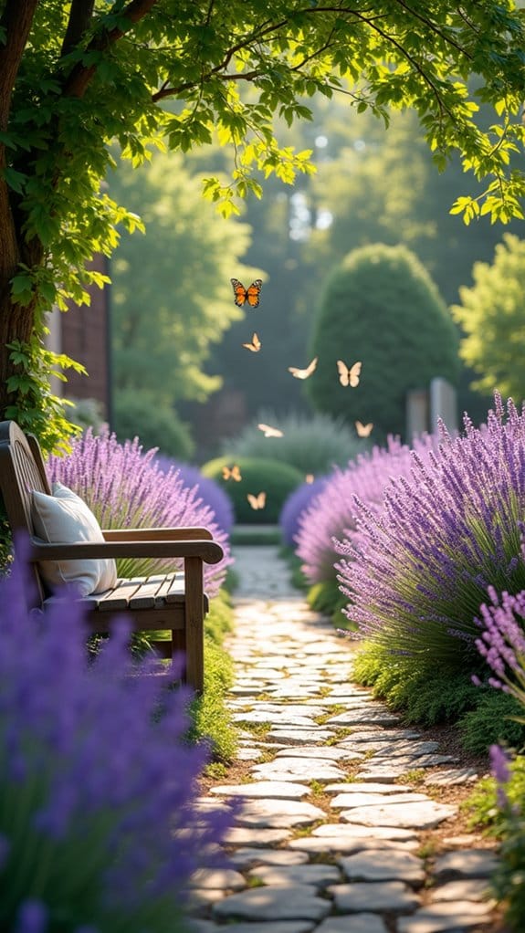 year round lavender garden transformation