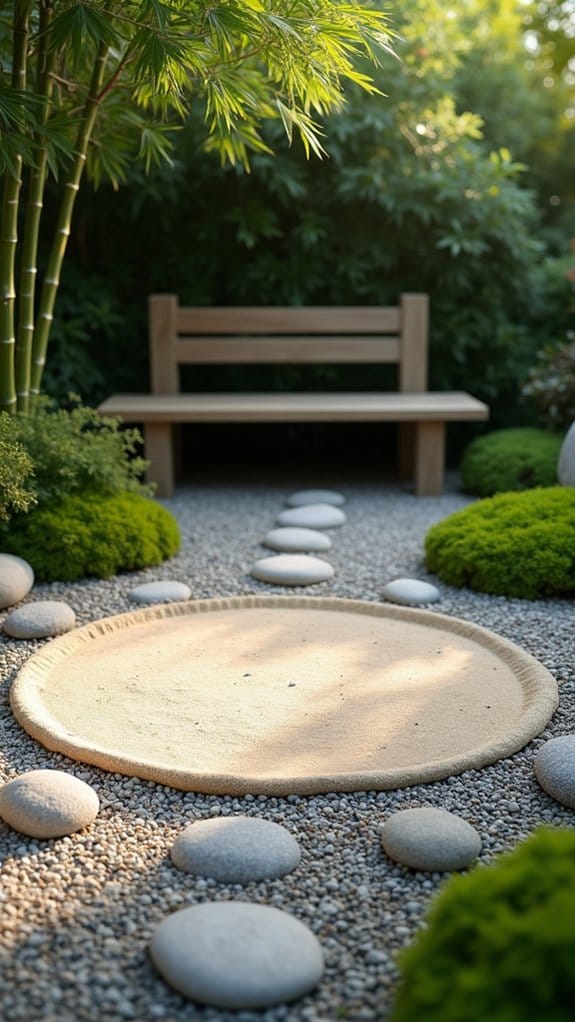 zen circle decorative stones