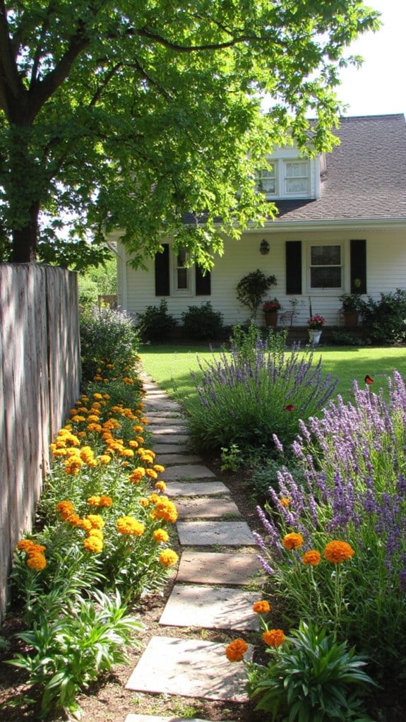 attracting butterflies with flowers