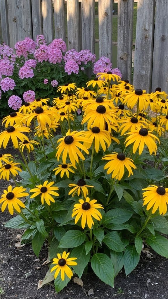 bright yellow summer blooms