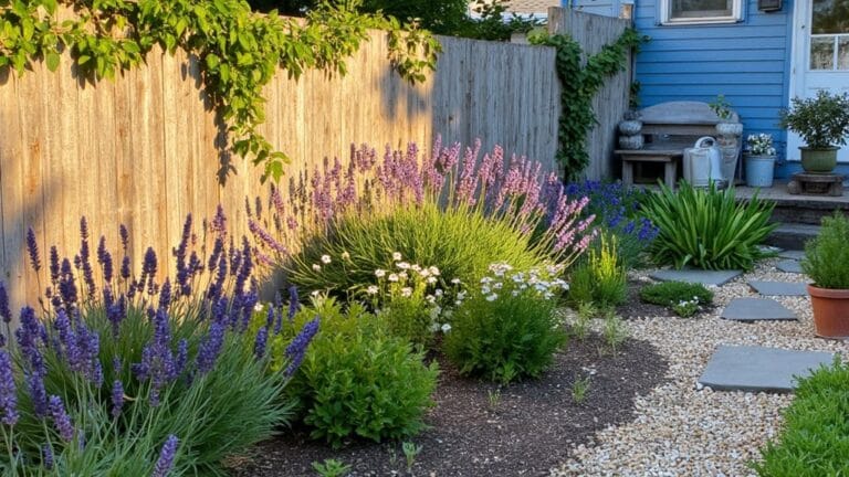 charming backyard flower beds