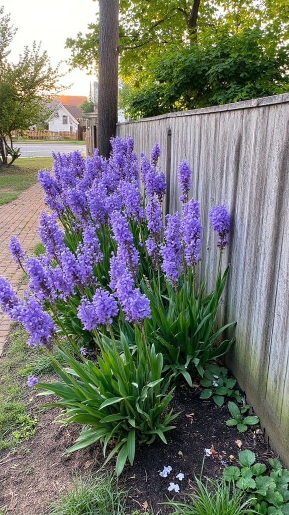 charming bell shaped purple blooms