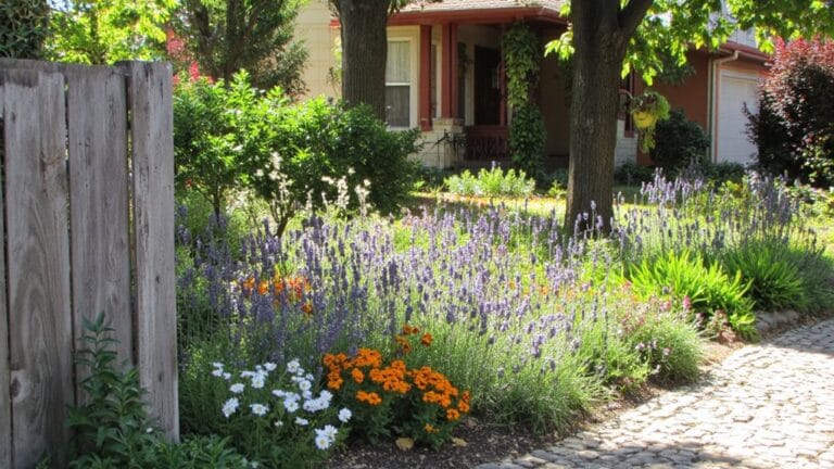 charming front yard flowers