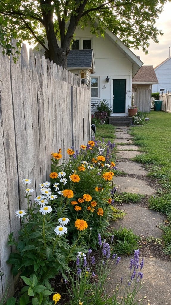 charming whimsical flower garden