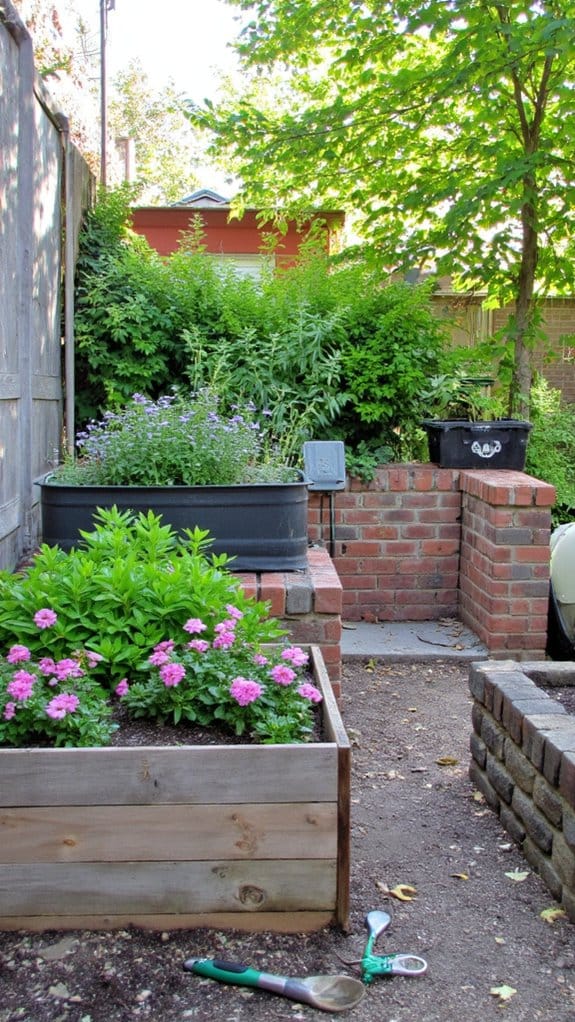 choosing flower bed materials