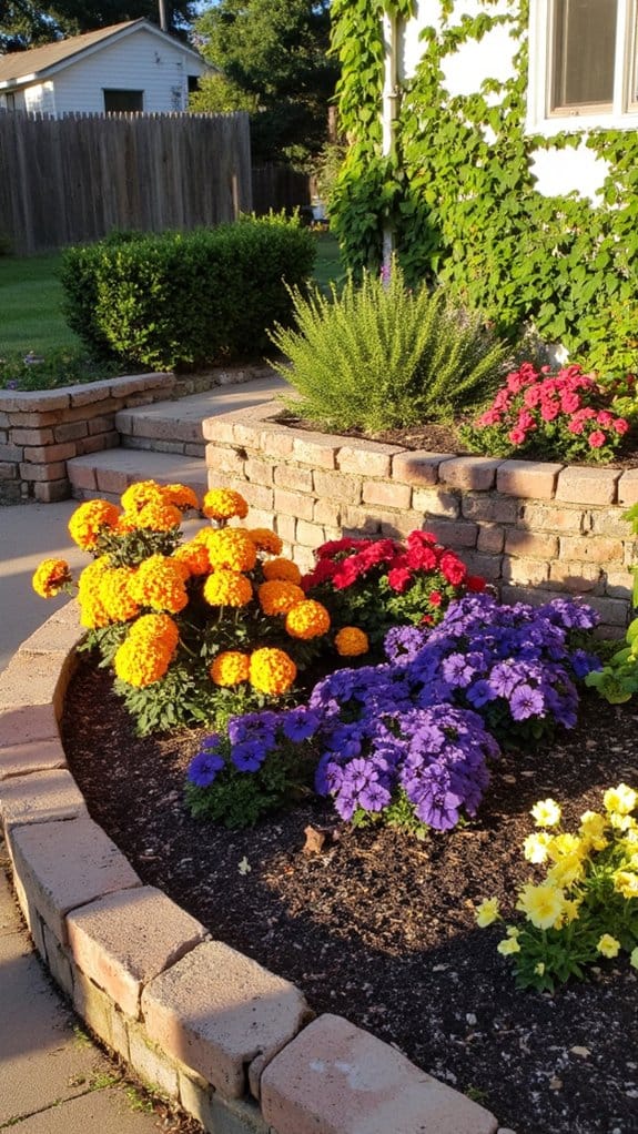 color combinations enhance gardens