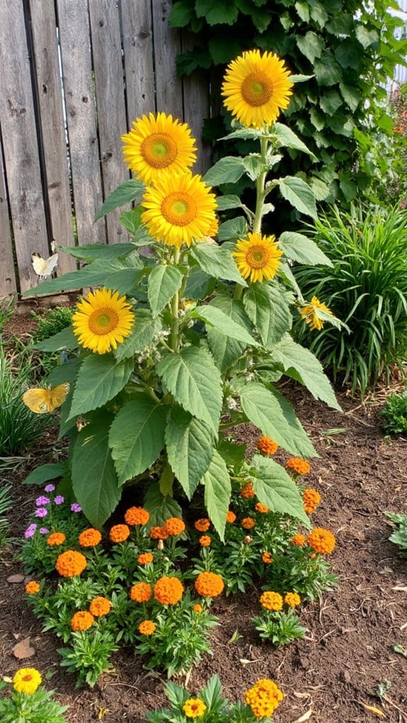 companion planting enhances flowers