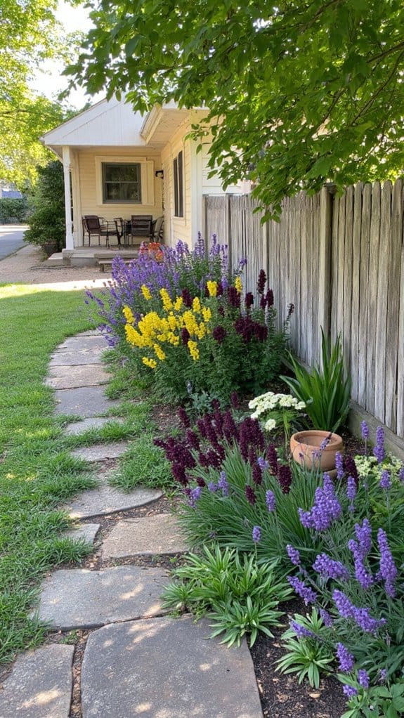 cozy perennial garden retreat