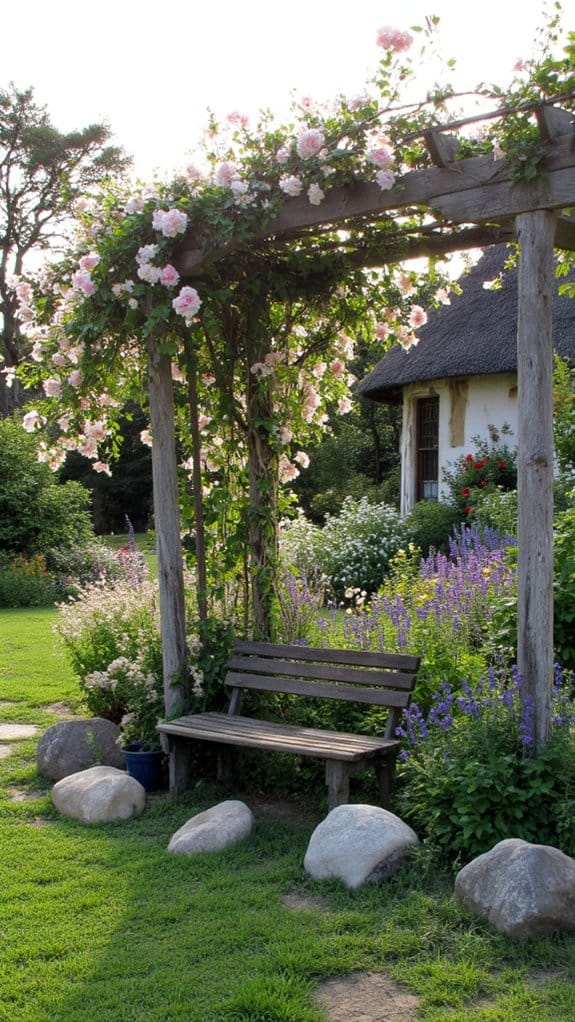 cozy pergola garden retreat