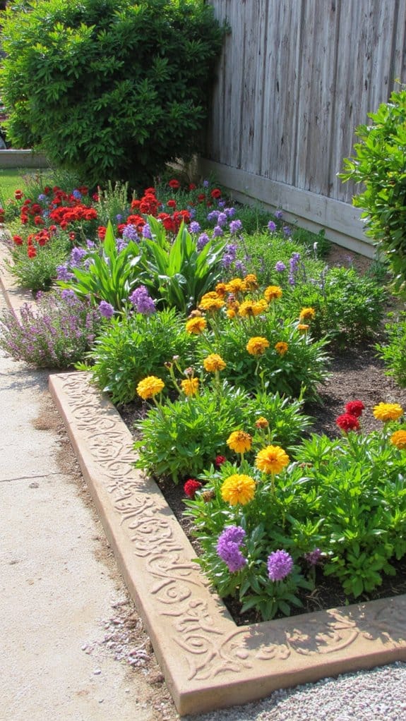 custom decorative concrete borders